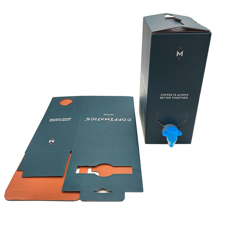 Coffee wine juice refill beverage dispenser bladder takeout box bib bag in box durable bags dispenser pouch