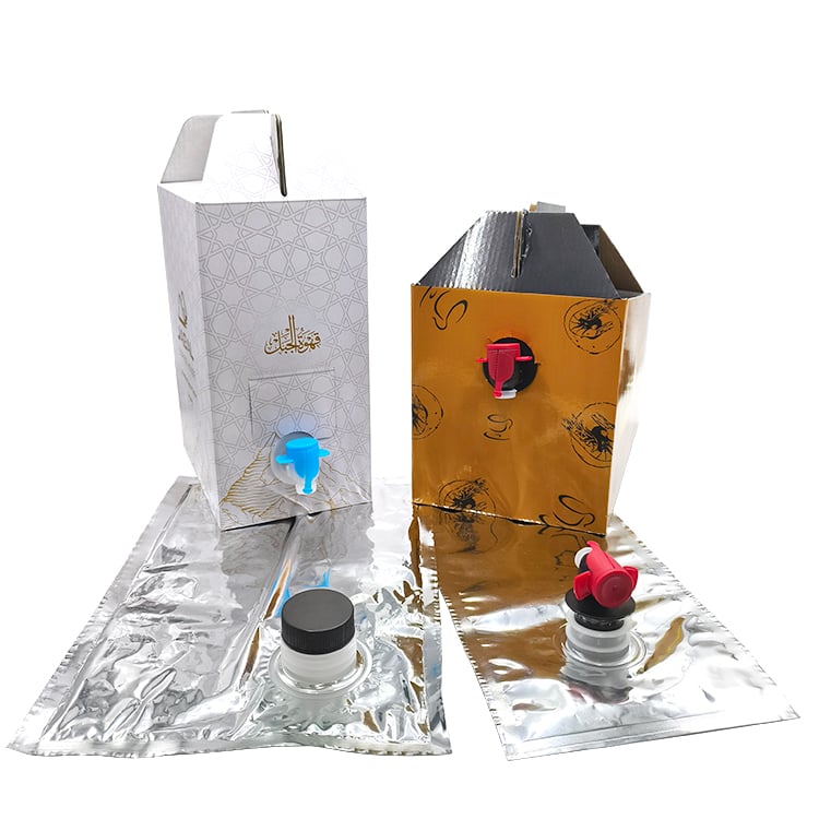 Factory wholesale 15L pure aluminum butterfly valve foil bag in box with vitop juice coffee aseptic foil bags
