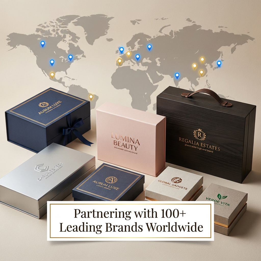 Hot stamping magnetic gift box