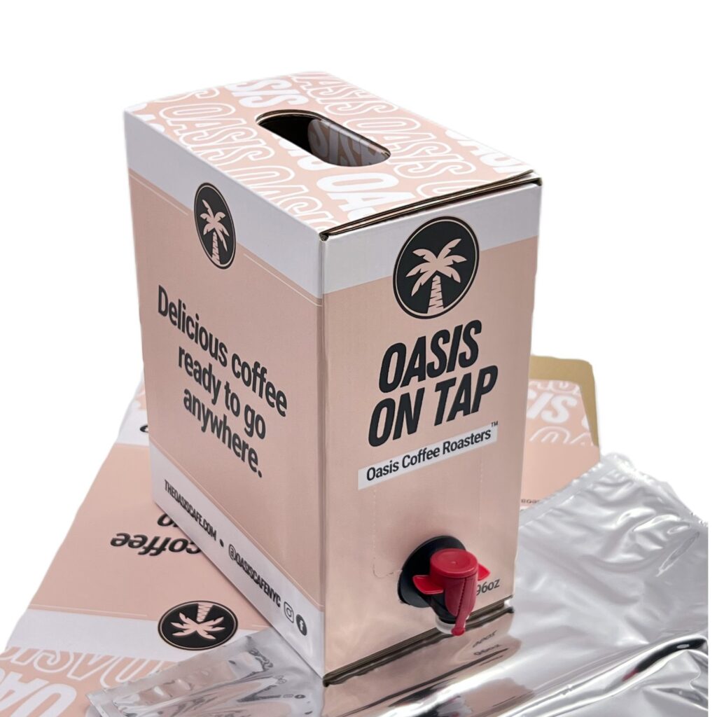 32/64/96/128 oz butterfly valve Recyclable material Personalized custom coffee box box in bag aluminum foil bag