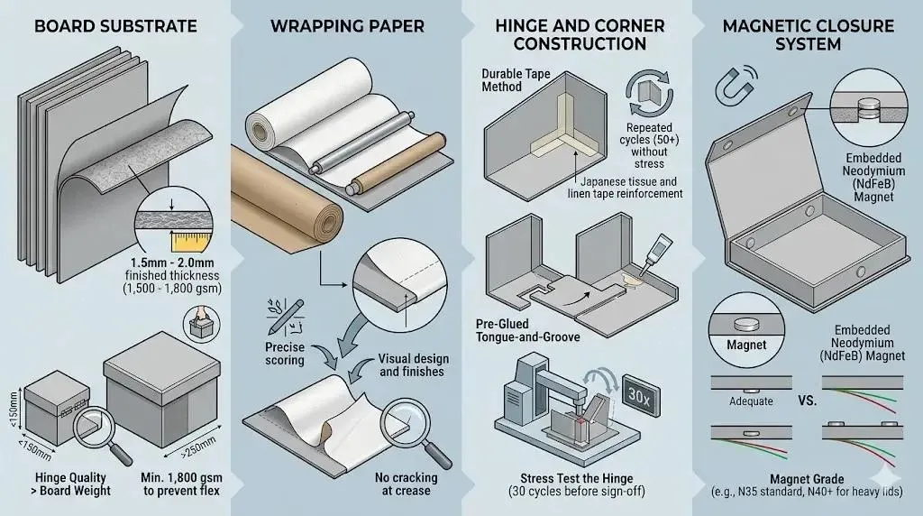 Collapsible Rigid Box Structure Diagram