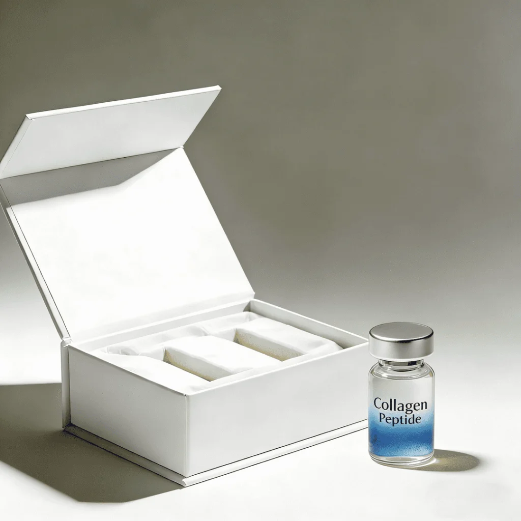 Custom Magnetic Packaging Box for Peptide Packaging Rigid Box Collagen Peptide Ampoules and Gift Box for 3ml/10ml Peptide Box