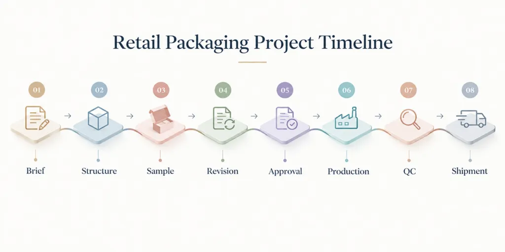 Retail Packaging Project Timeline