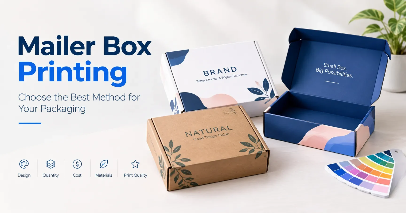 Mailer Box Printing: How to Choose the Right Printing Method for Your Custom Packaging