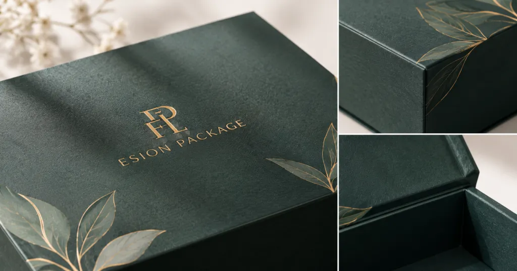 magnetic gift box paper wrapping printing and surface finish