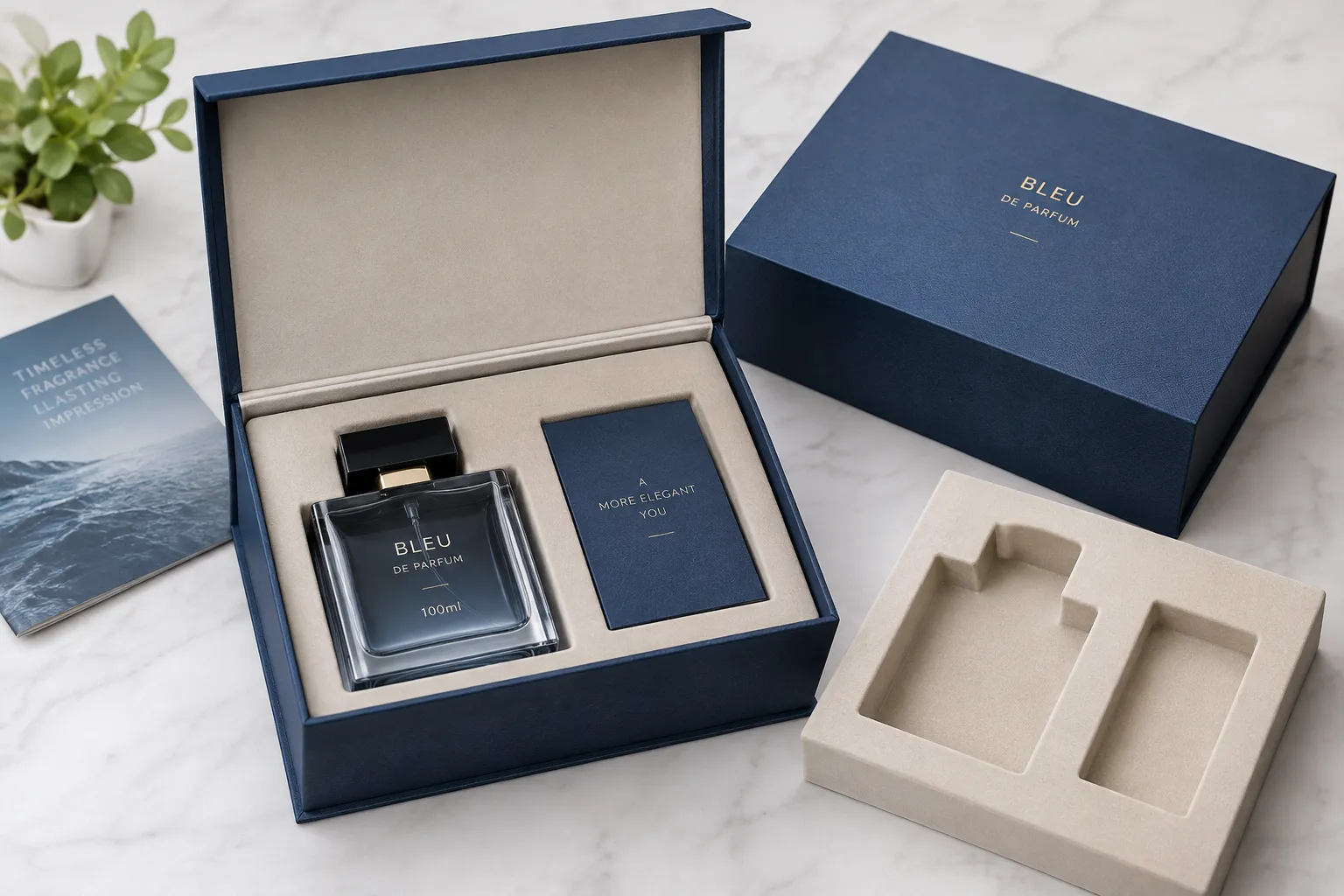 magnetic gift box tested with product and insert