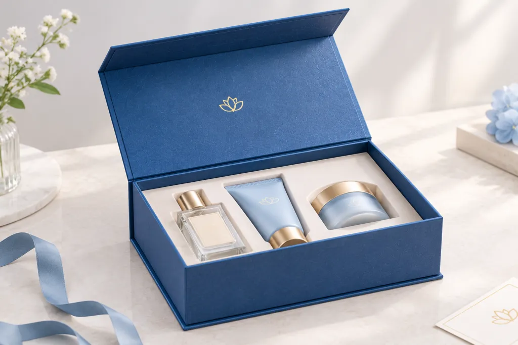 premium custom hinged gift box opening experience